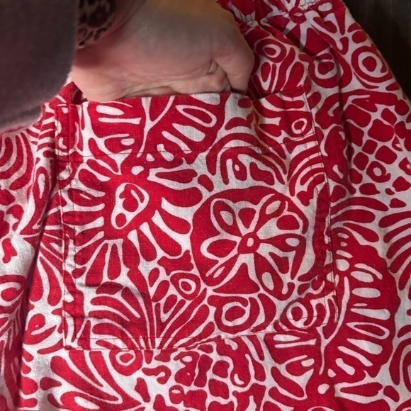 LOFT Red and White High Waist Shorts - Picture 10 of 11